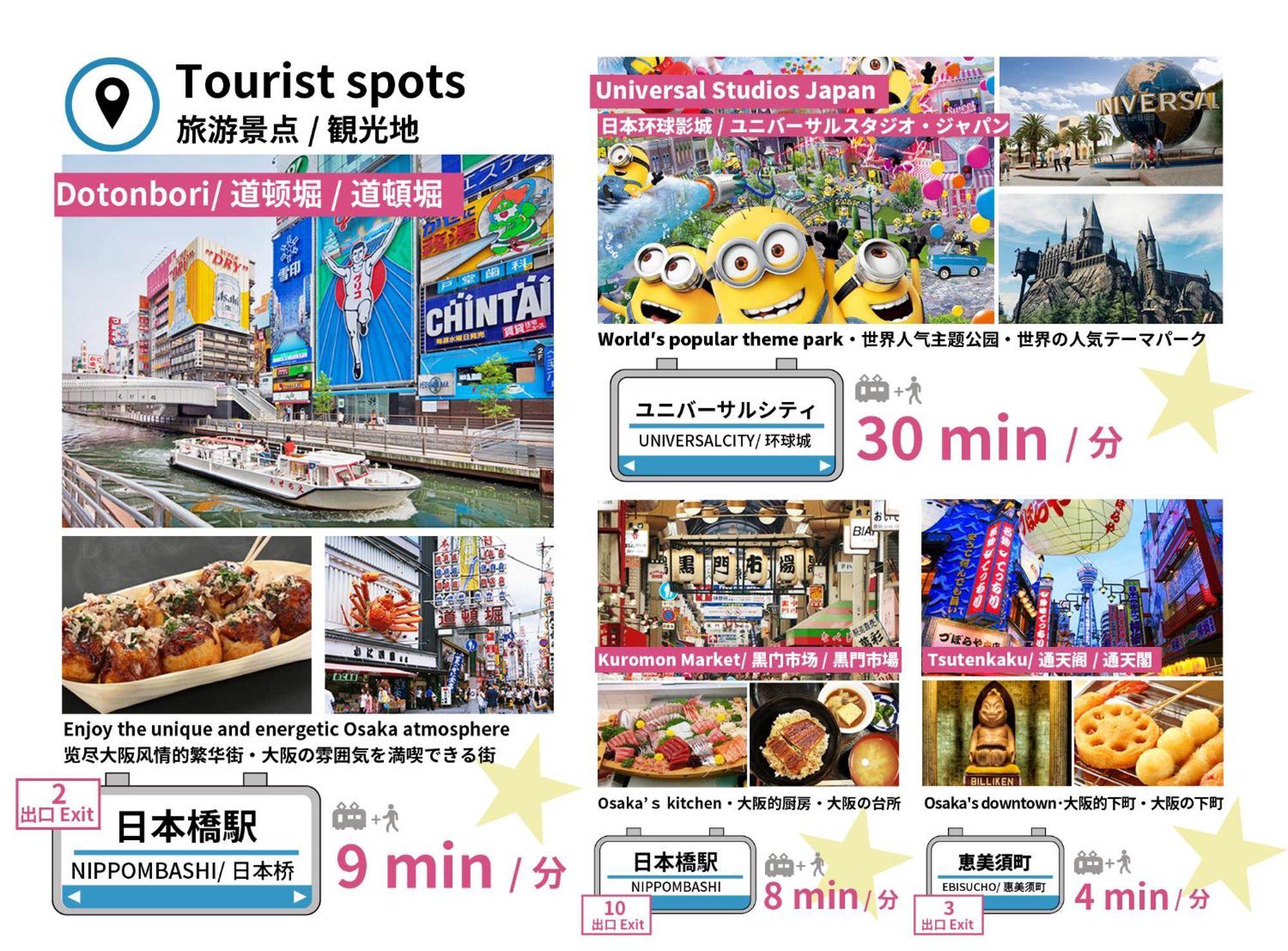 Bijou Suites Ai Premium Osaka Zewnętrze zdjęcie